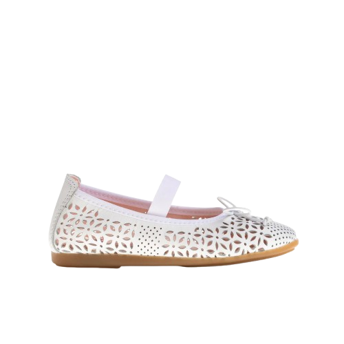 Pablosky 351220 Ballerine Piatte Per Bambine E Ragazze, Pelle Naturale Con Suola Flessibile E Tecnologia Green