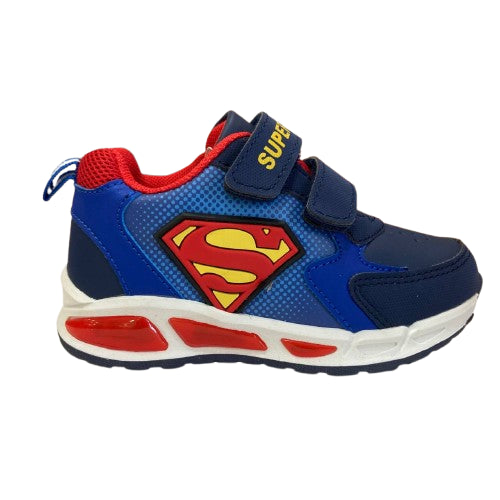 W1030004S scarpa da ginnastica con luci Superman