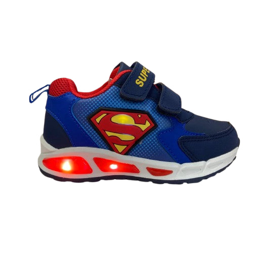 W1030004S scarpa da ginnastica con luci Superman